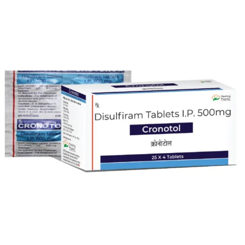 500 mg Cronotol 500 Disulfiram I.P. Tablets