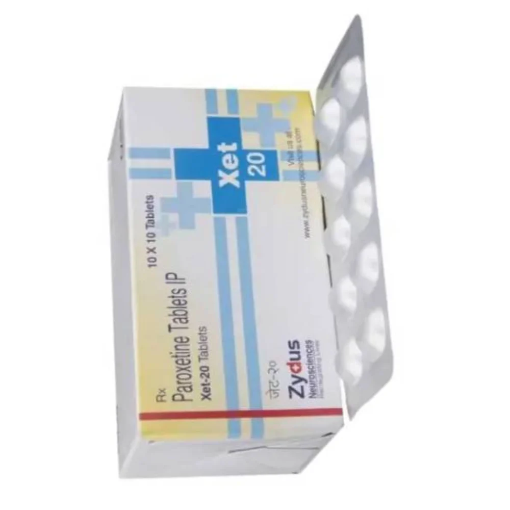 20 mg Xet-20 Paroxetine IP Tablets