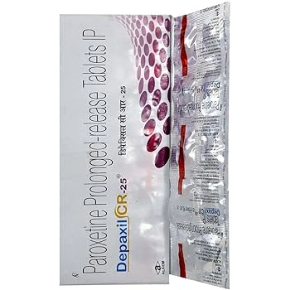 25 mg Depaxil CR-25 Paroxetine Prolonged-release IP Tablets