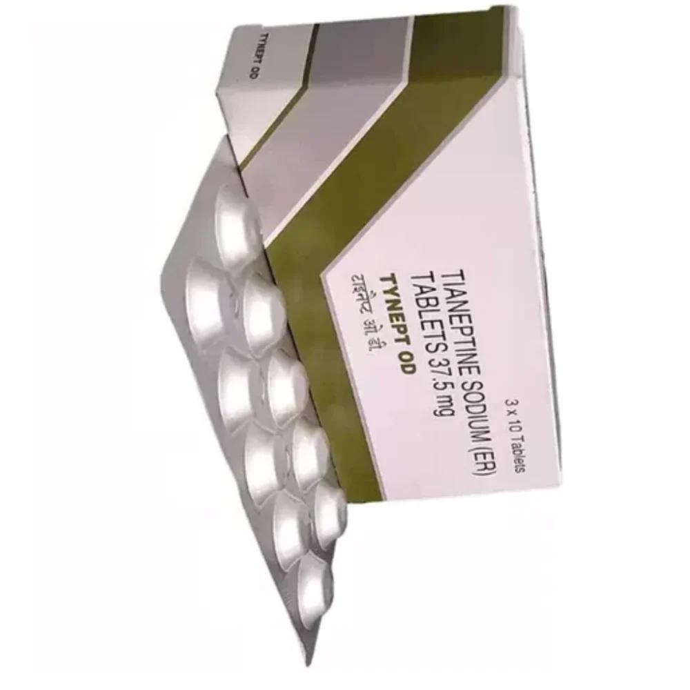 37.5 mg TYNET OD TIANEPTINE SODIUM (ER) TABLETS - Available in India