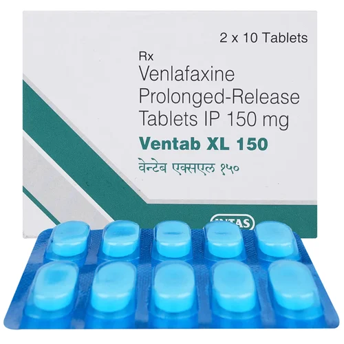 150 mg Ventab XL 150 Venlafaxine Prolonged-Release IP Tablets - Available in India