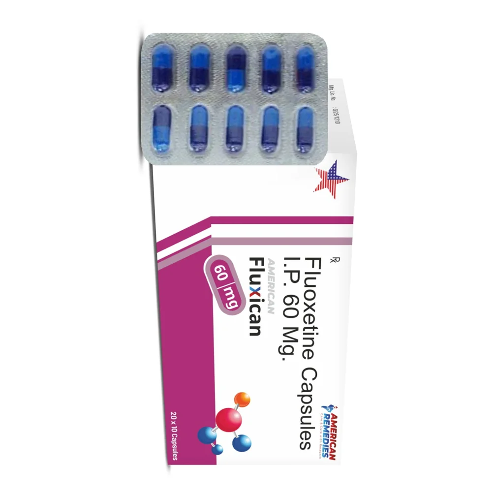 60 mg Fluxican Fluoxetine I.P. Capsules - Available in India