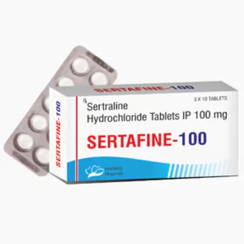 100 mg SERTAFINE-100 Sertraline Hydrochloride IP Tablets - Available in India