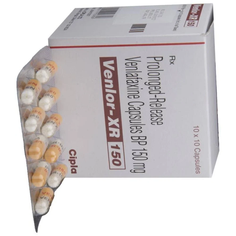 150 mg Venlor-XR 150 Prolonged-Release Venlafaxine BP Capsules - Available in India
