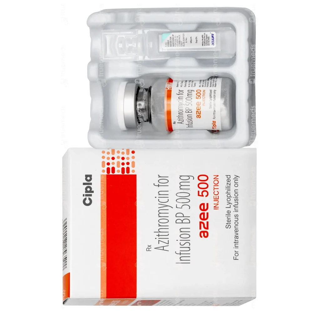 500 mg azee 500 Azithromycin for BP Infusion - Available in India