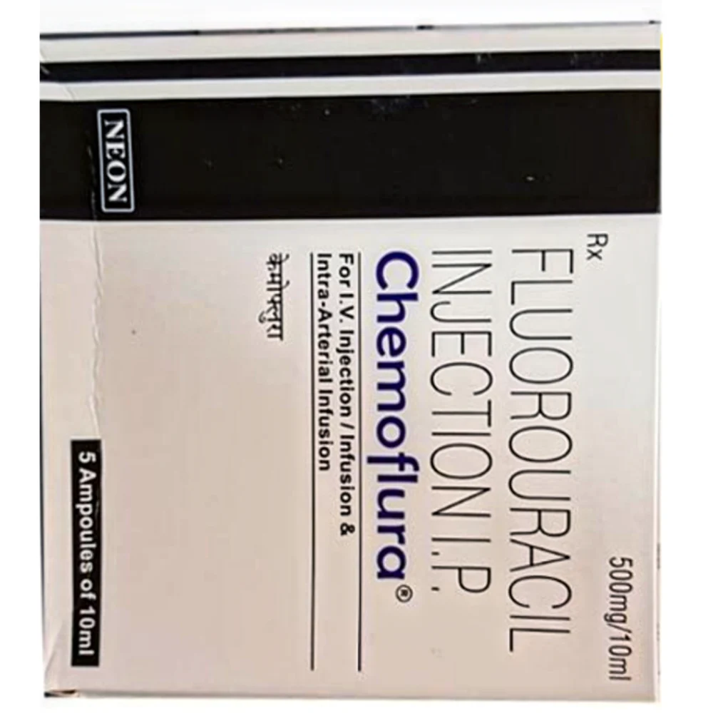 500 mg Chemoflura FLUOROURACIL I.P. INJECTION