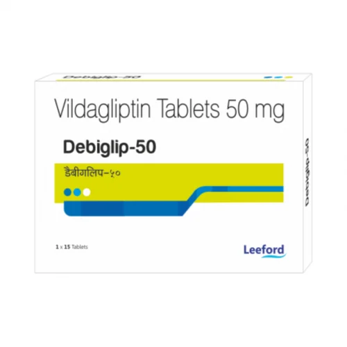 50 mg Debiglip-50 Vildagliptin Tablets - Available in India