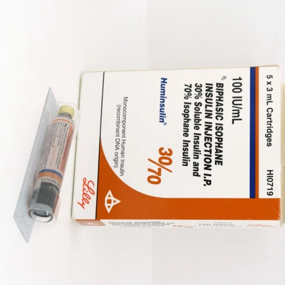 100 IU Huminsulin BIPHASIC ISOPHANE INSULIN I.P. INJECTION - Available in India