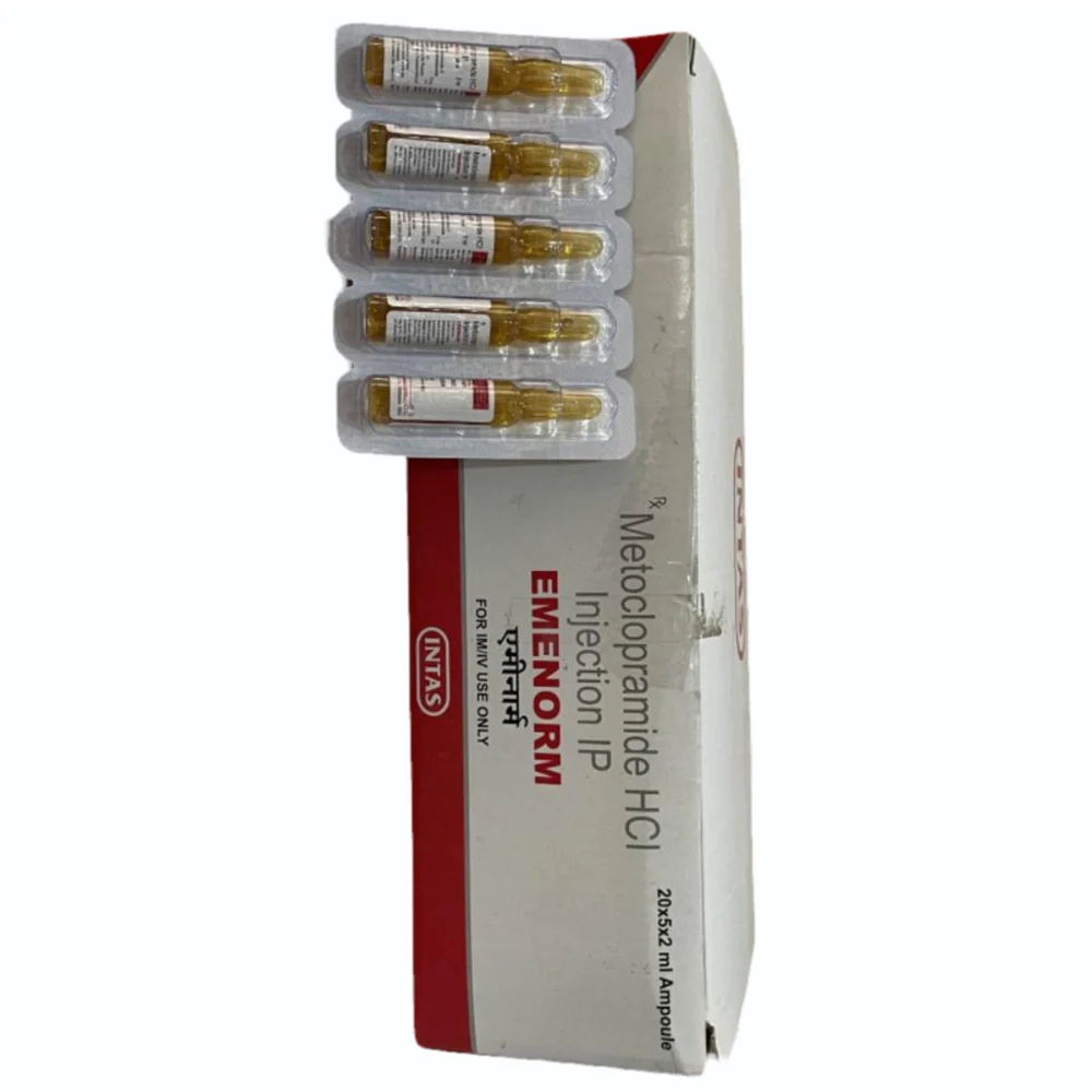 EMENORM Metoclopramide HCl IP Injection - Available in India