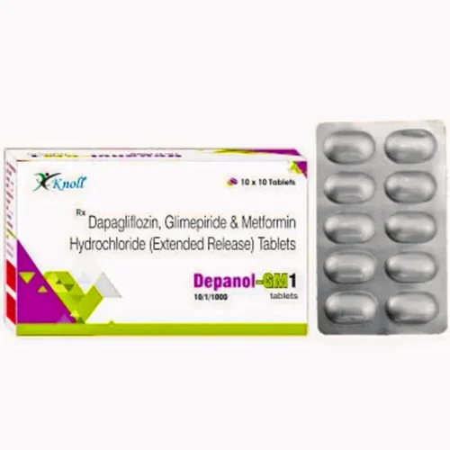 Depanol-GM1 Dapagliflozin, Glimepiride & Metformin Hydrochloride (Extended Release) Tablets - Available in India