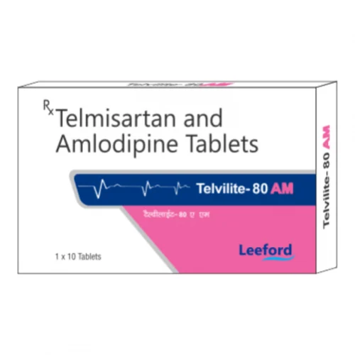 80 mg Telvilite-80 AM Telmisartan and Amlodipine Tablets - Available in India