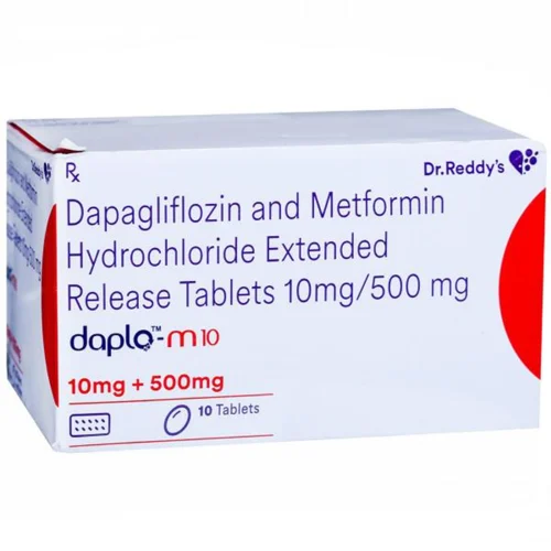 10mg/500 mg daplo-m 10 Dapagliflozin and Metformin Hydrochloride Extended Release Tablets - Available in India