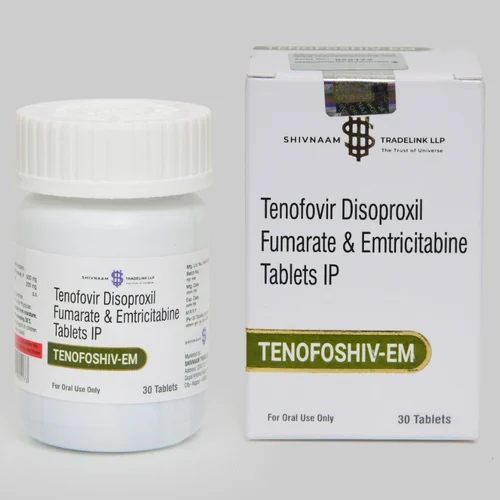 TENOFOSHIV-EM Tenofovir Disoproxil Fumarate & Emtricitabine IP Tablets - Available in India