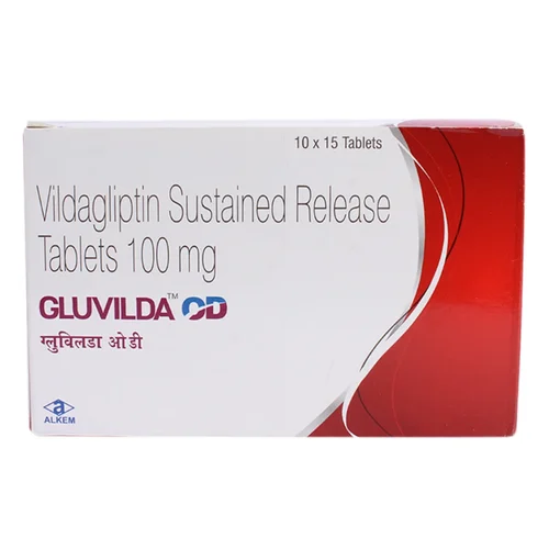 100 mg GLUVILDA OD Vildagliptin Sustained Release Tablets - Available in India