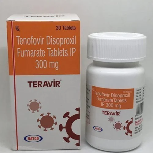 300 mg TERAViR Tenofovir Disoproxil Fumarate IP Tablets - Available in India