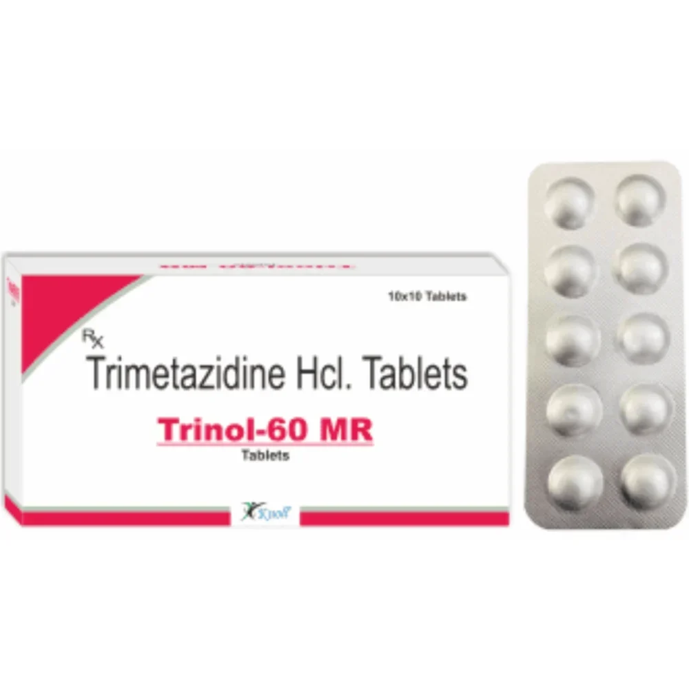 60 mg Trinol-60 MR Trimetazidine Hcl. Tablets - India