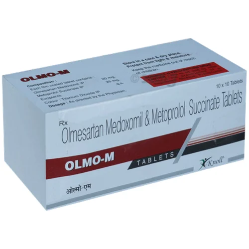 OLMO-M Olmesartan Medoxomil & Metoprolol Succinate Tablet - Available in India