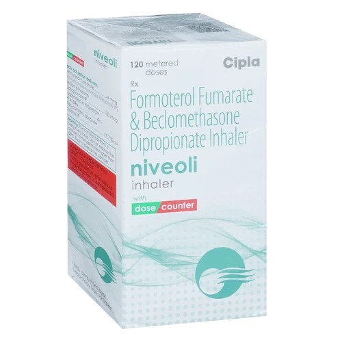 niveoli Formoterol Fumarate & Beclomethasone Dipropionate Inhaler - Available in India