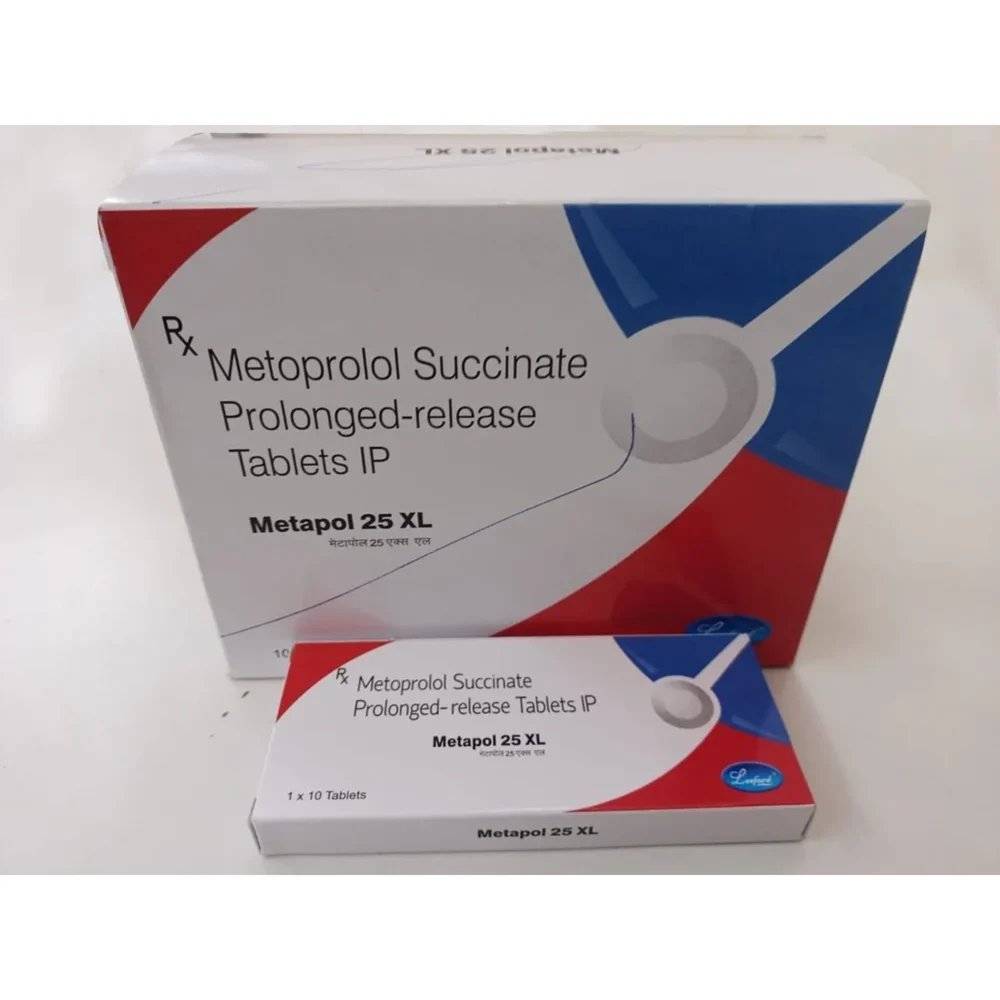25 mg Metapol 25 XL Metoprolol Succinate Prolonged-release IP Tablets