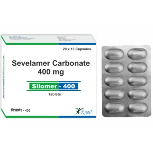 400 mg Silomer - 400 Sevelamer Carbonate Tablets