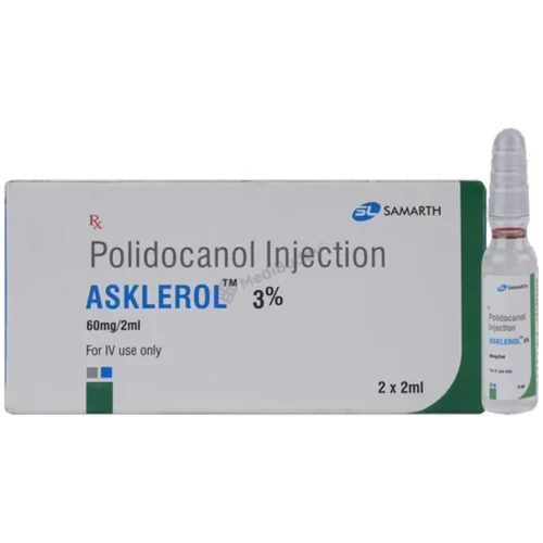 60 mg ASKLEROL 3% Polidocanol Injection