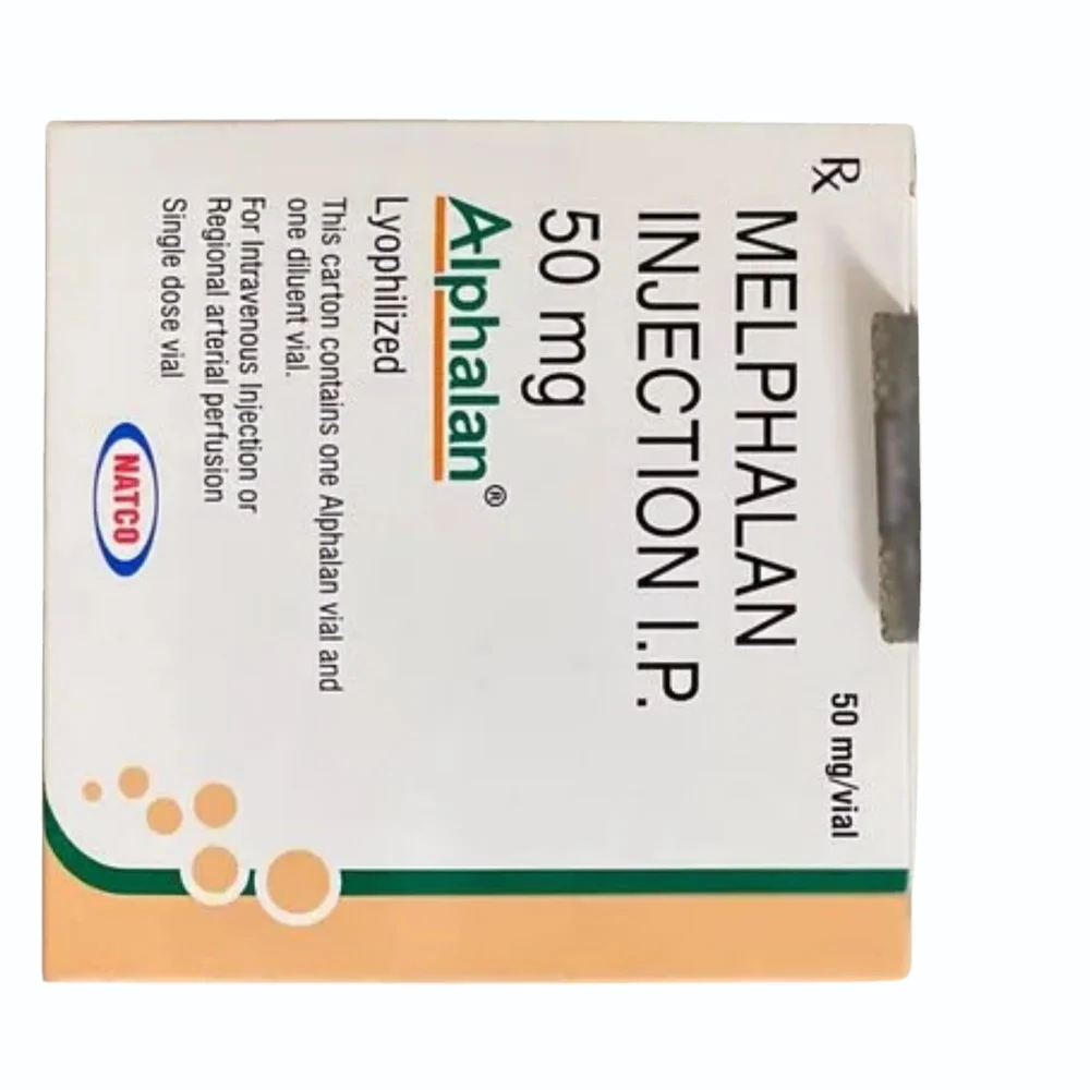 50 mg Alphalan MELPHALAN I.P. INJECTION - Available in India