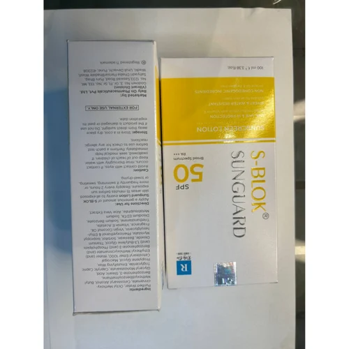 S-Blok Sunguard SPF 50 sunscreen lotion