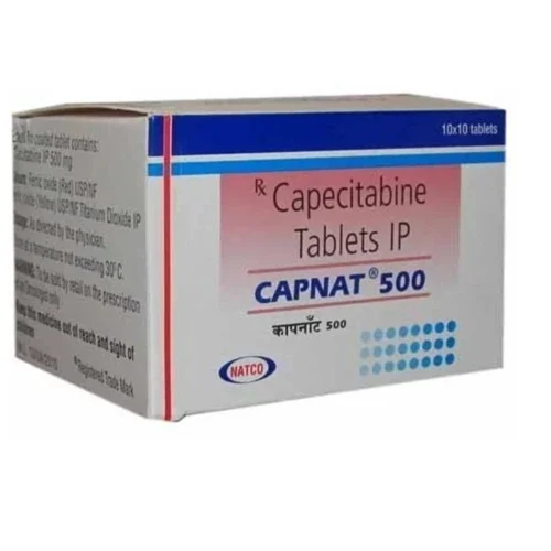 500 mg CAPNAT 500 Capecitabine IP Tablets - Available in India