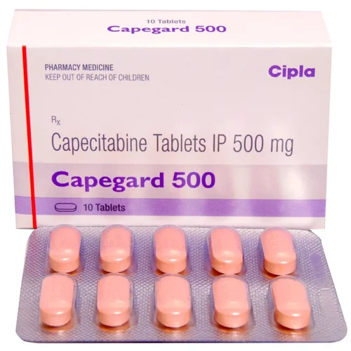 500 mg Capegard 500 Capecitabine IP Tablets - Available in India