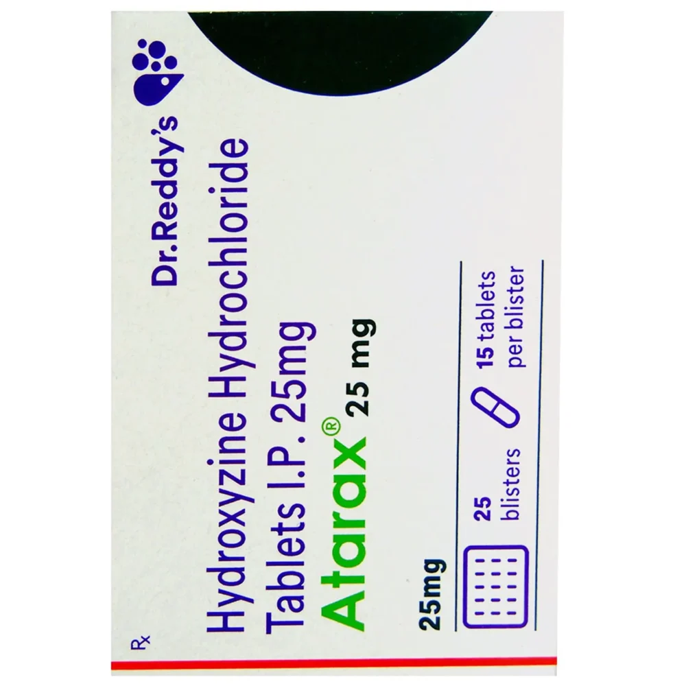 25 mg Atarax Hydroxyzine Hydrochloride I.P. Tablets
