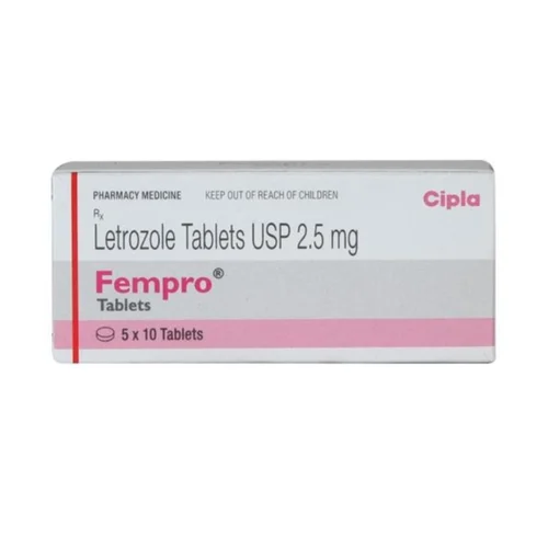 2.5 mg Fempro Letrozole USP Tablets - Available in India