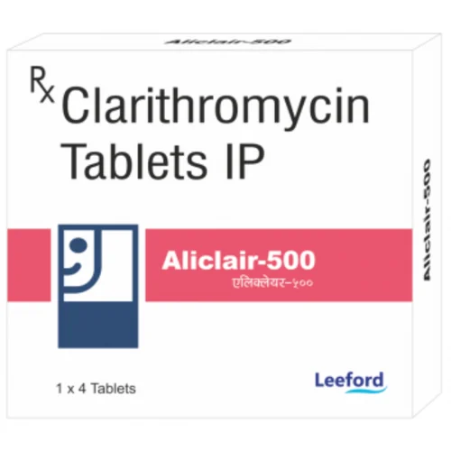 500 mg Aliclair-500 Clarithromycin IP Tablets - Available in India