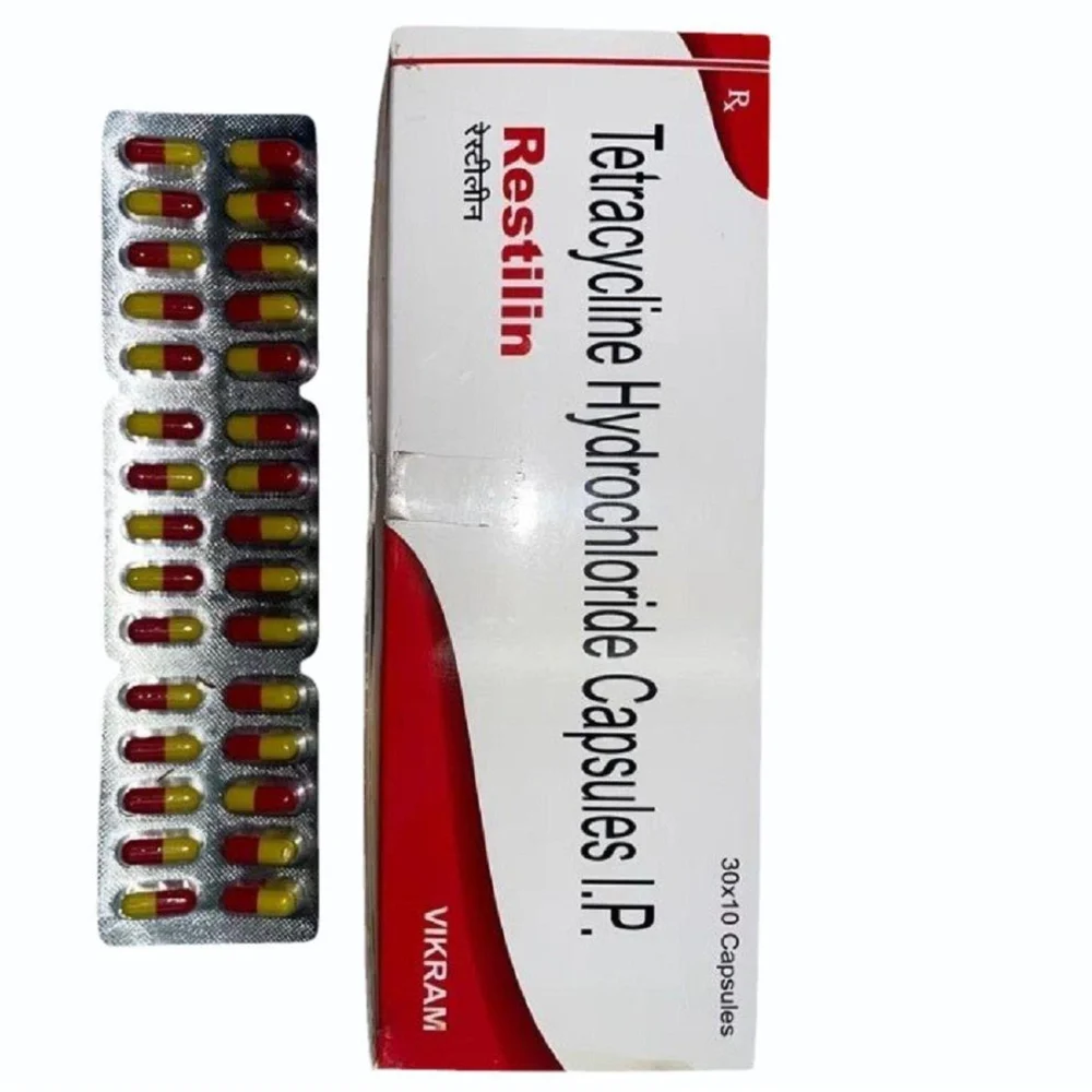 Restilin Tetracycline Hydrochloride I.P. Capsules - Available in India