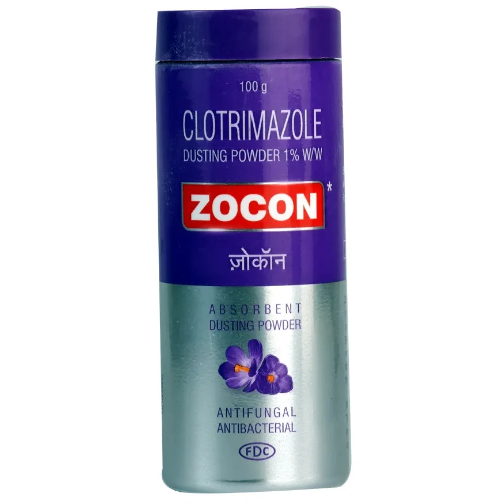 1% w/w ZOCON CLOTRIMAZOLE DUSTING POWDER - Available in India