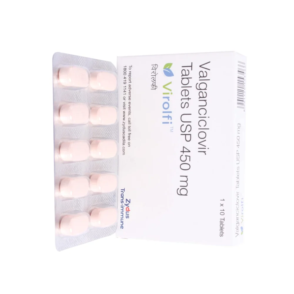 450 mg Virolfi Valganciclovir USP Tablets - Available in India