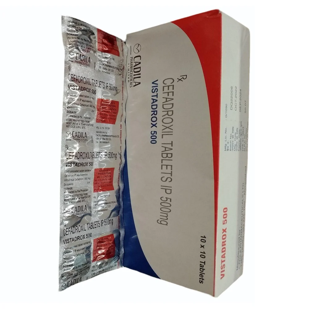 500 mg VISTADROX 500 CEFADROXIL IP TABLETS - Available in India