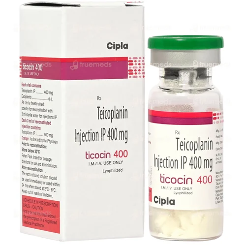 400 mg ticocin 400 Teicoplanin IP Injection - Available in India