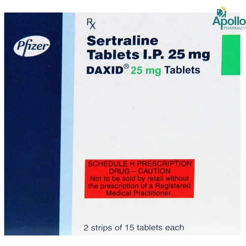 25 mg DAXID Sertraline I.P. Tablets