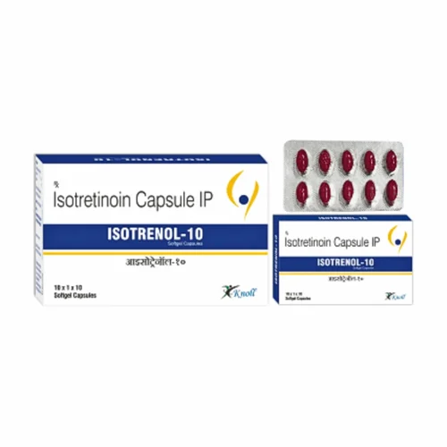 10 mg ISOTRENOL-10 Isotretinoin IP Capsules