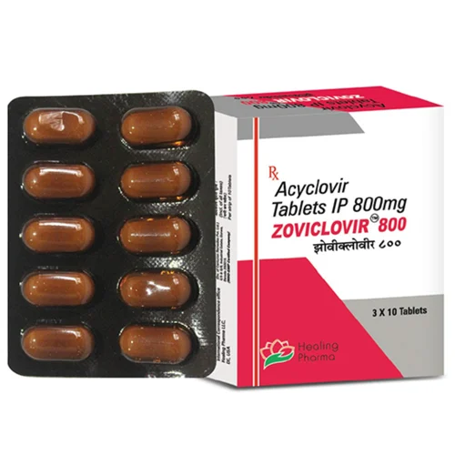 800 mg ZOVICLOVIR 800 Acyclovir IP Tablets - Available in India
