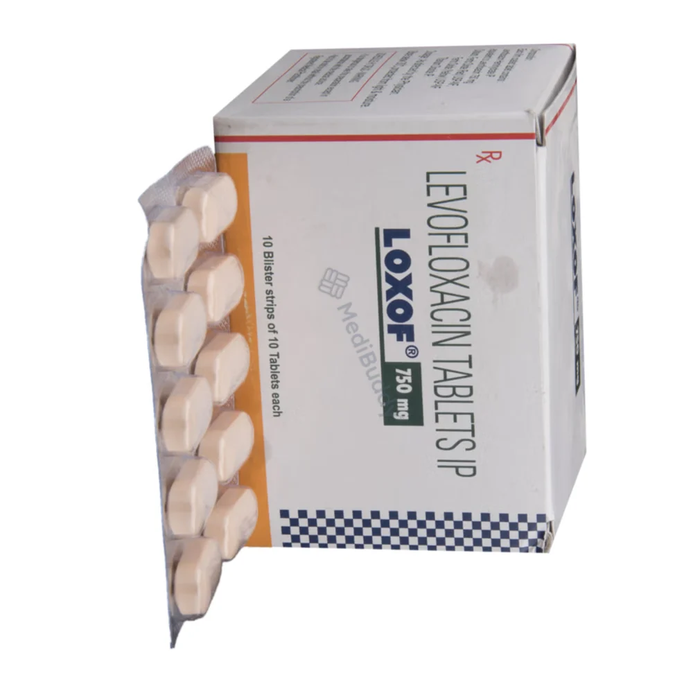 750 mg LOXOF 750 LEVOFLOXACIN IP TABLETS - Available in India