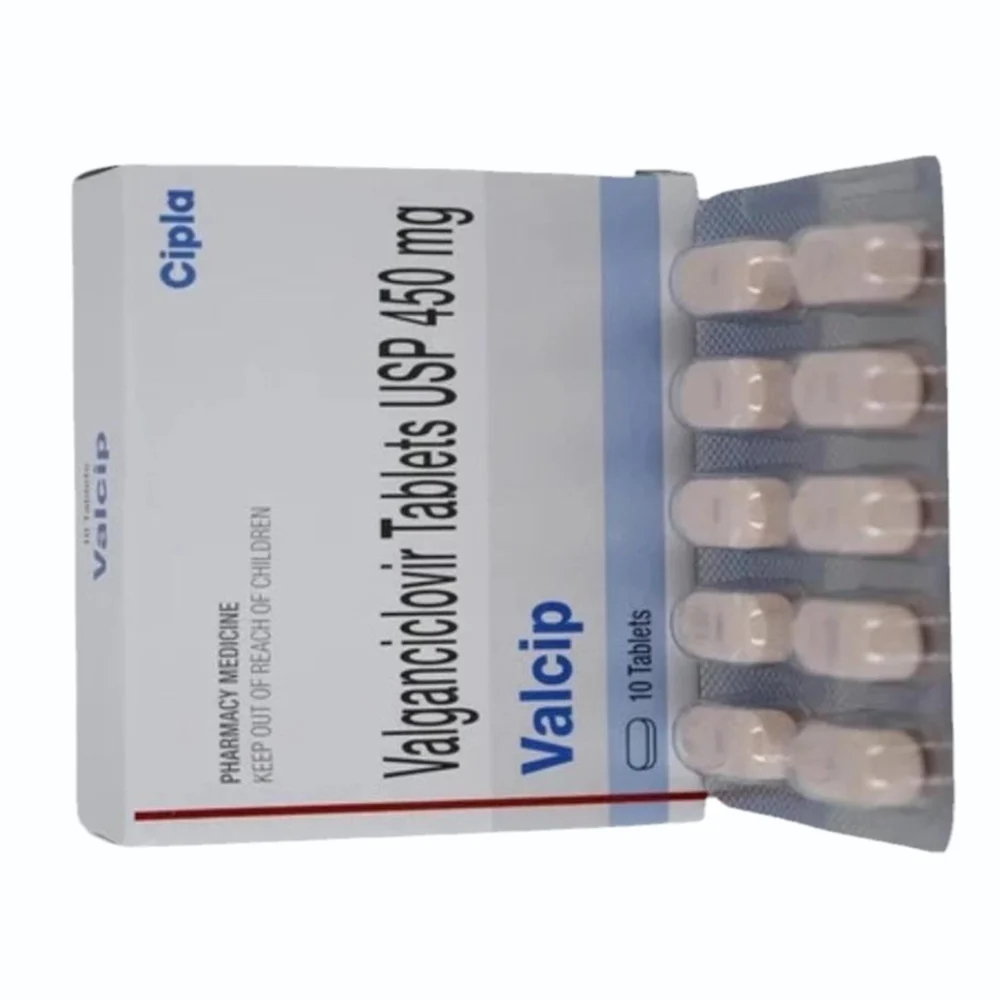 450 mg Valcip Valganciclovir USP Tablets - Available in India