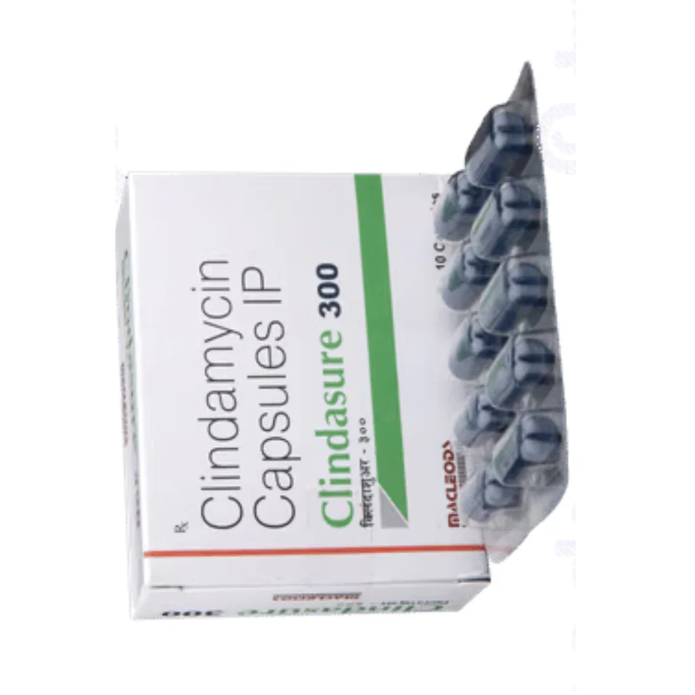 300 mg Clindasure 300 Clindamycin IP Capsules - Available in India