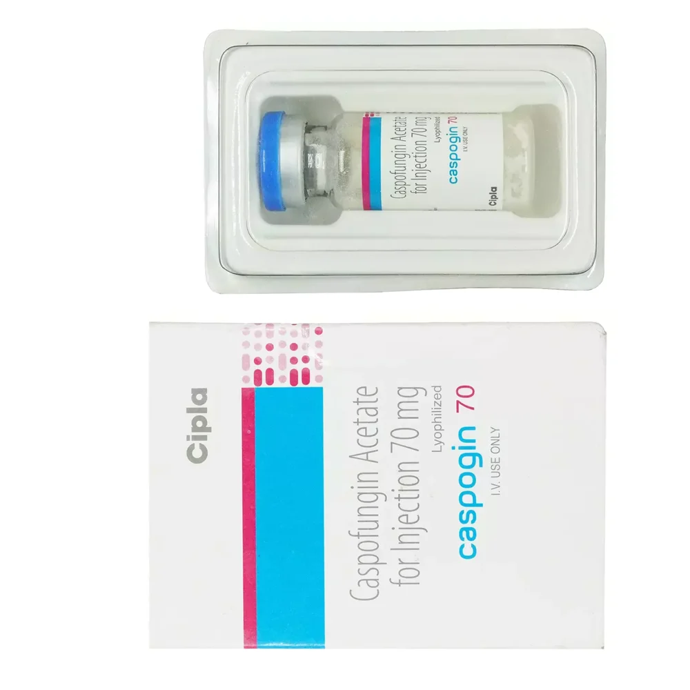 70 mg caspogin 70 Caspofungin Acetate for Injection - Available in India