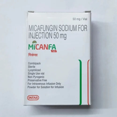 50 mg MiCANFA 50 MICAFUNGIN SODIUM FOR INJECTION - Available in India