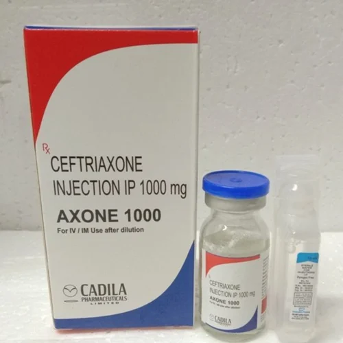 1000 mg AXONE 1000 CEFTRIAXONE IP INJECTION - Available in India