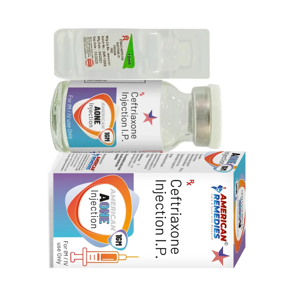 AONE Ceftriaxone I.P. Injection - Available in India