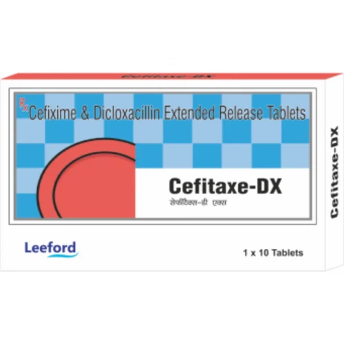 Cefitaxe-DX Cefixime & Dicloxacillin Extended Release Tablets - Available in India