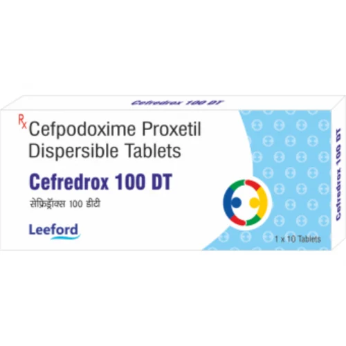 Cefredrox 100 DT Cefpodoxime Proxetil Dispersible Tablets - Available in India