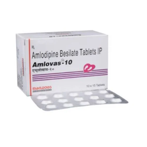 10 mg Amlovas-10 Amlodipine Besilate IP Tablets